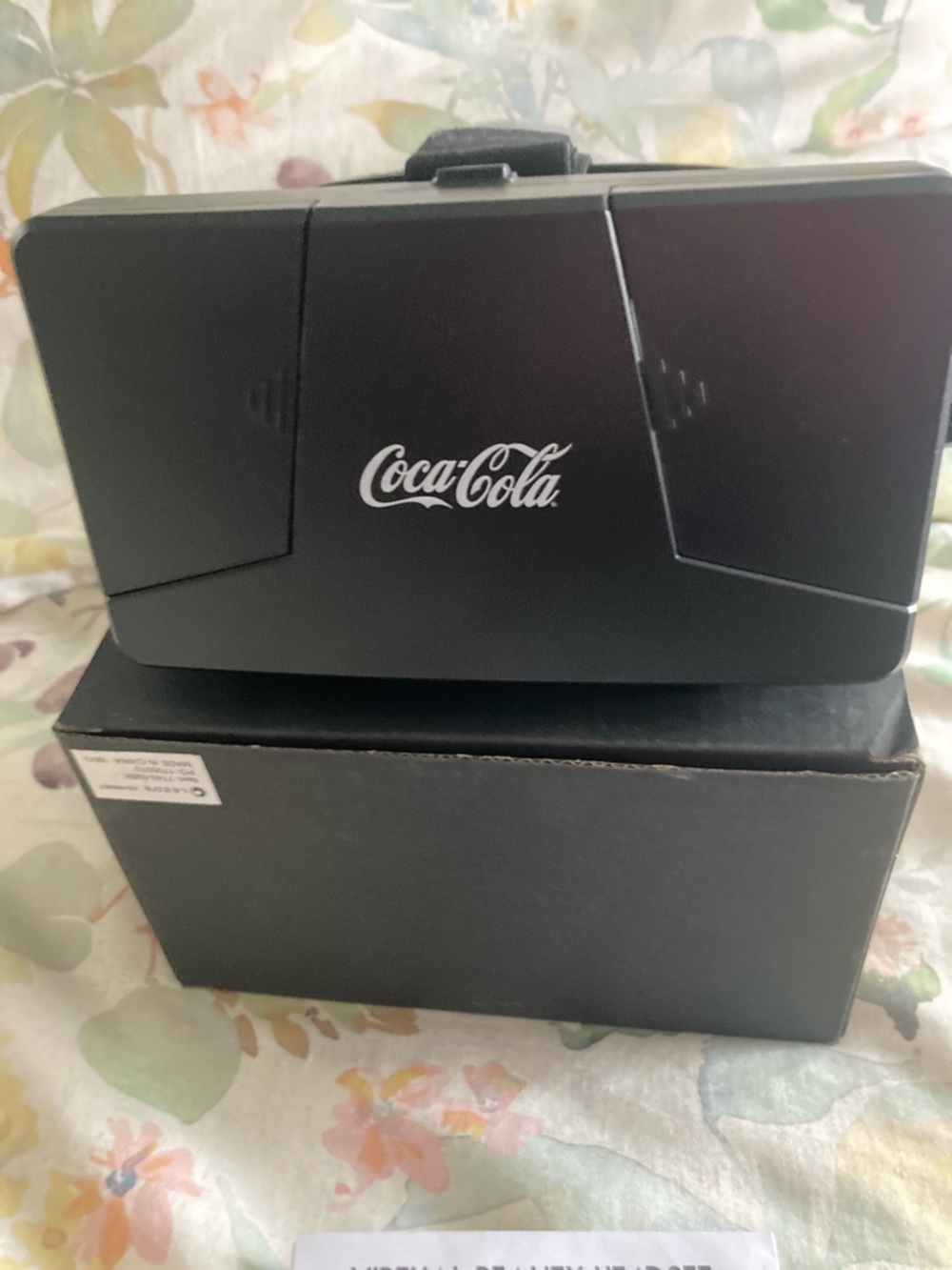 Coca-Cola logo virtual reality headset